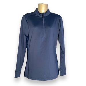 Schockemohle Page Functional Quarter Zip Equestrian Shirt Lightweight Top Small